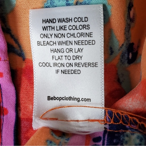 BeBop Floral Orange Purple Racerback Sundress - Taylor Swift Eras Tour Size XL - Picture 5 of 9